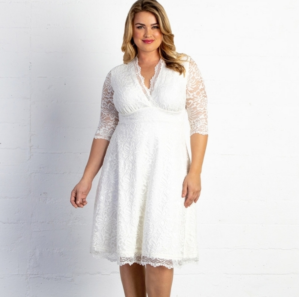 Plus Size Wedding Dress Size 3X (22/24)